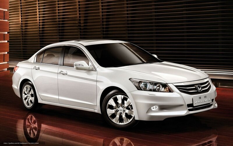 White Honda Accord sedan