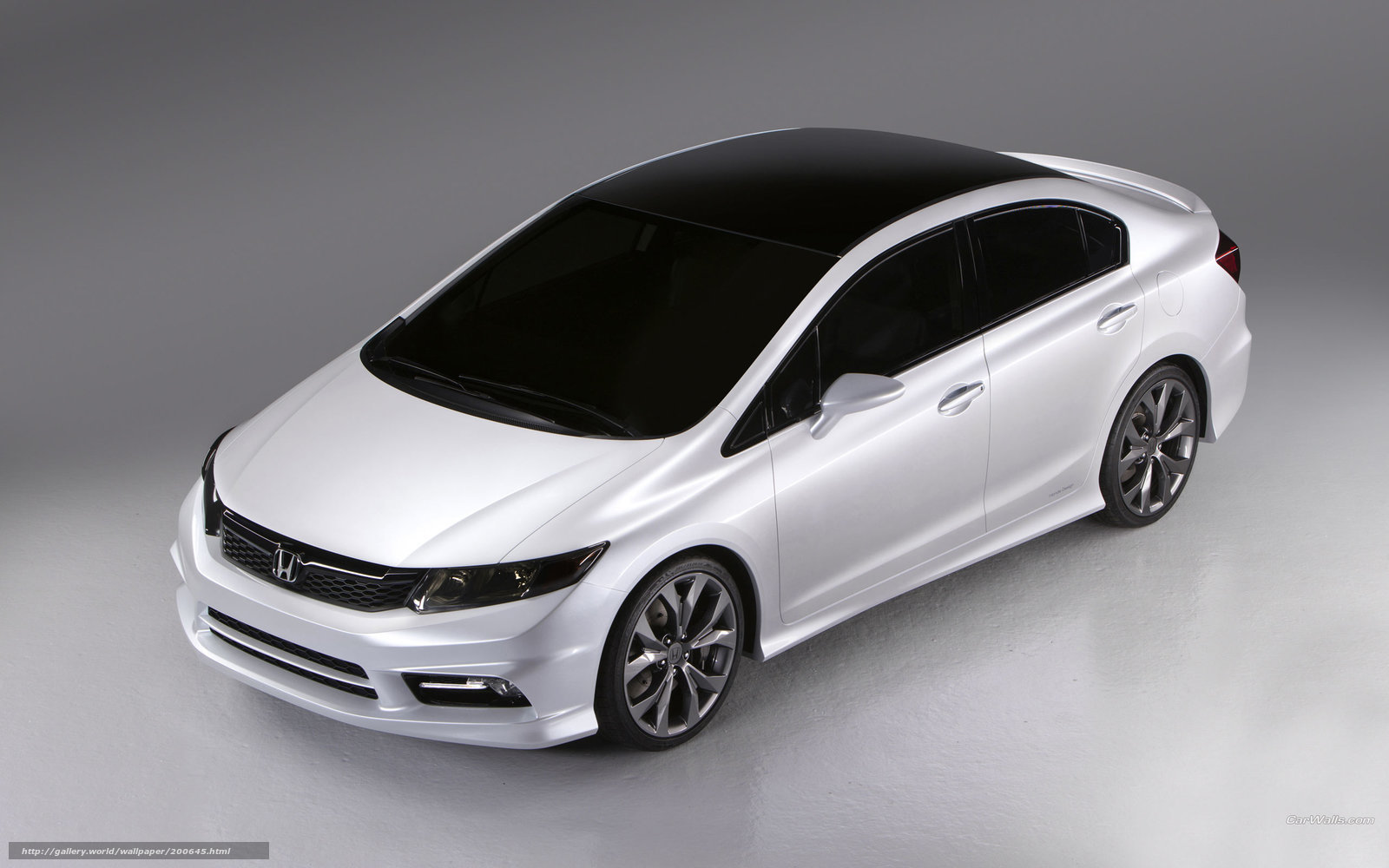 White Honda Civic Concept