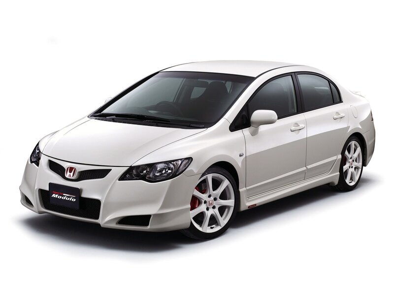 white honda civic modulo