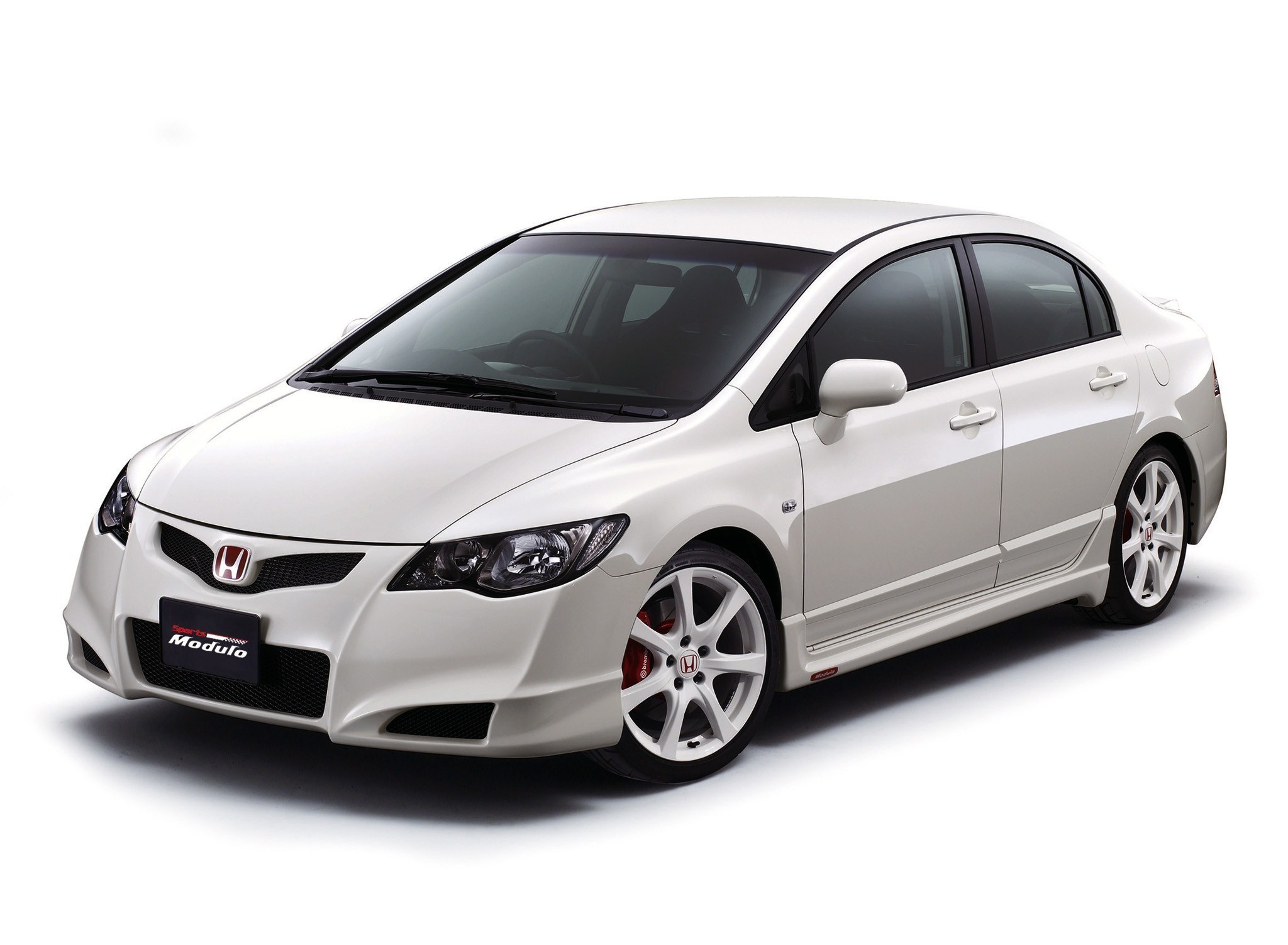 white honda civic modulo