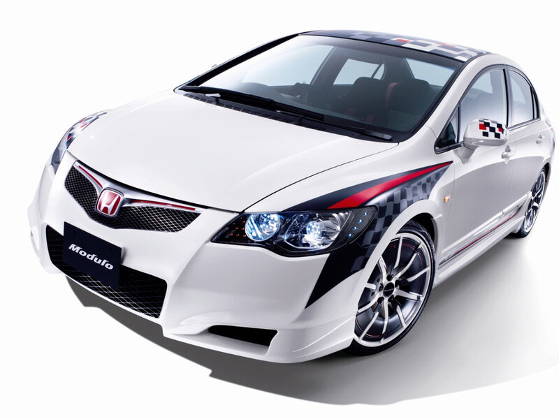 White Honda Civic Modulo — Neutral