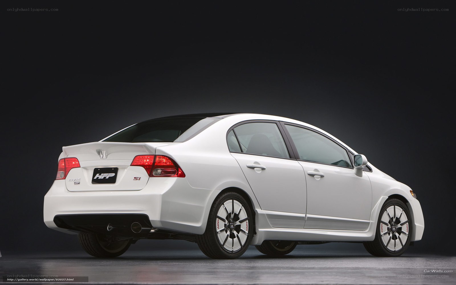 white honda civic si