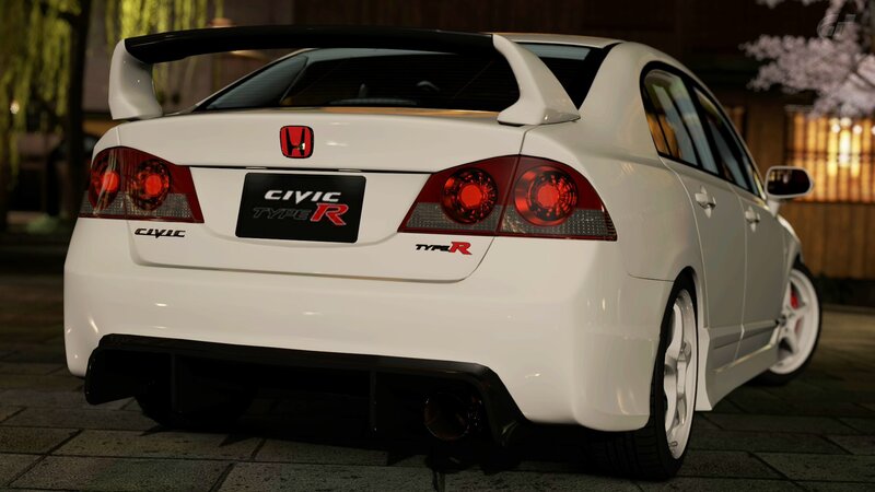 white honda civic type r