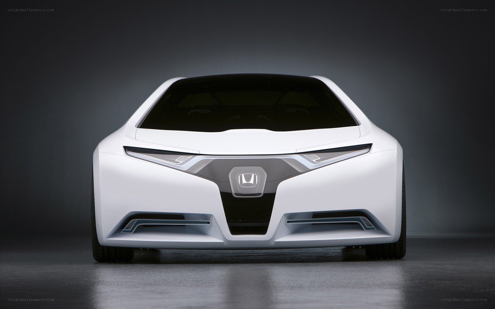 White Honda concept car