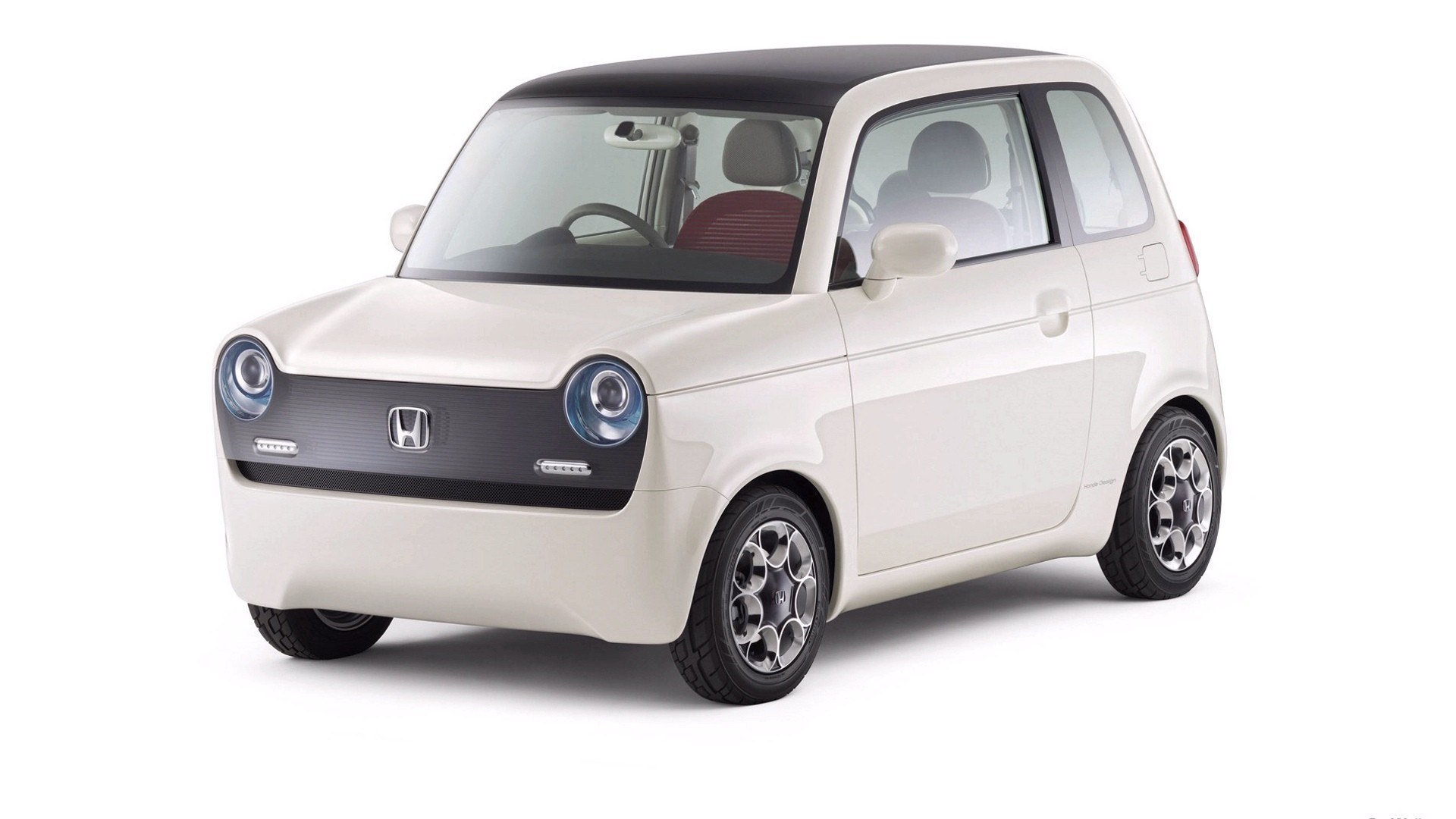 white honda concept car
