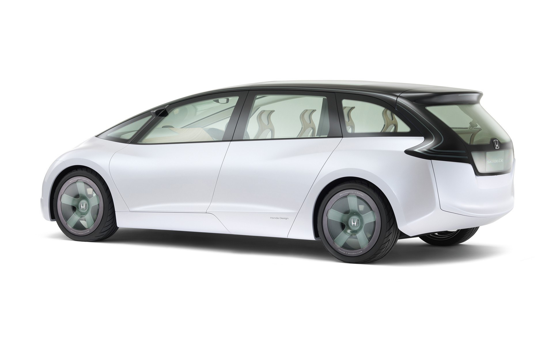 White Honda concept car