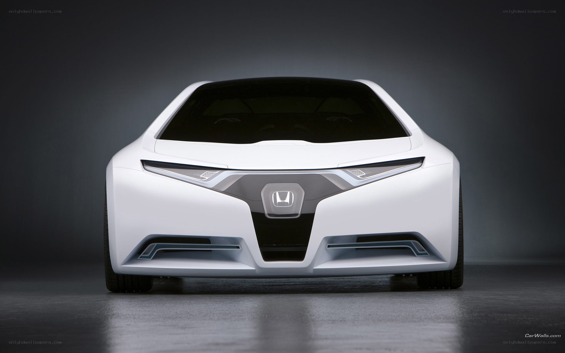 white Honda concept car