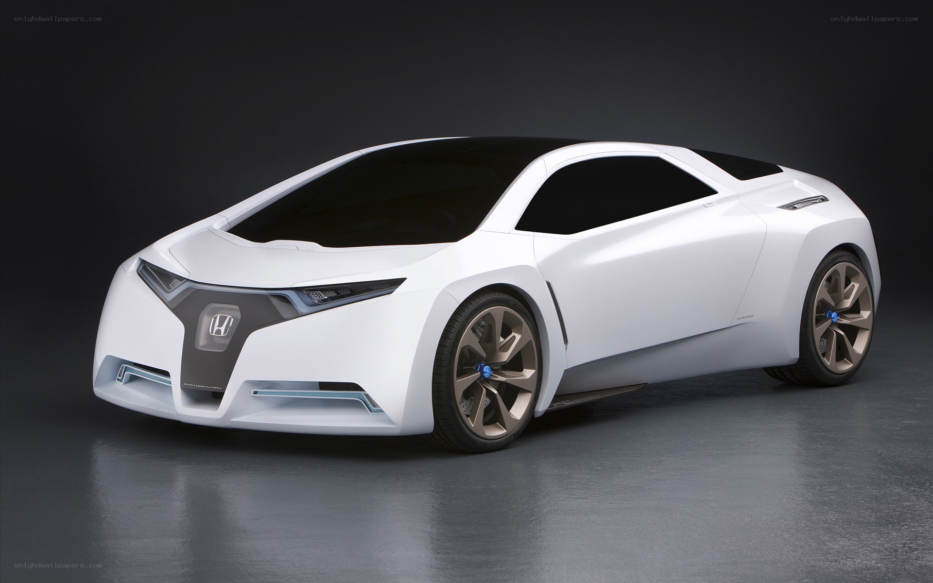 White Honda concept car