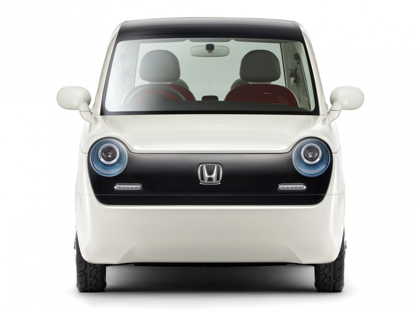 White Honda concept car