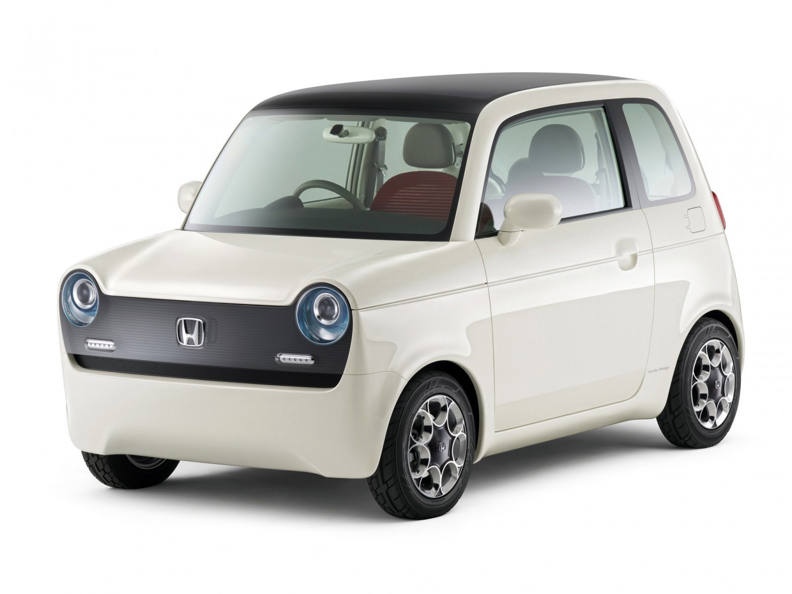 White Honda concept car