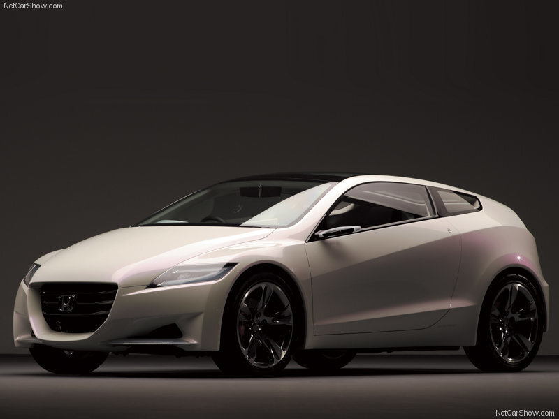 White Honda Concept Car — Dramatic, Photograph, Wheels