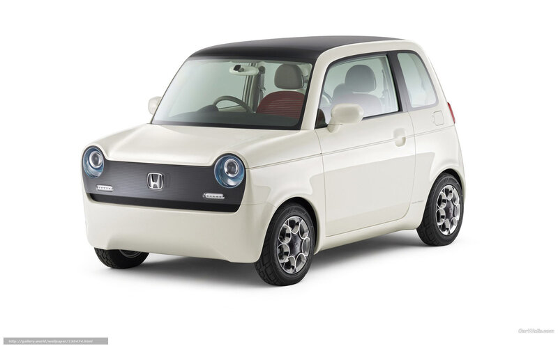 White Honda Concept Car — Neutral, Photograph