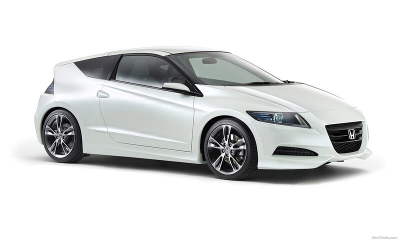 white honda cr-z car