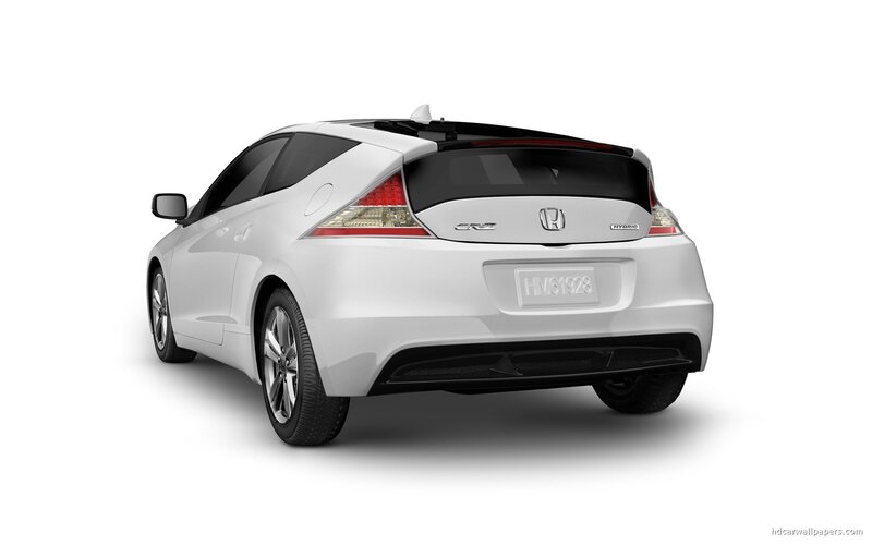 white honda cr-z hybrid