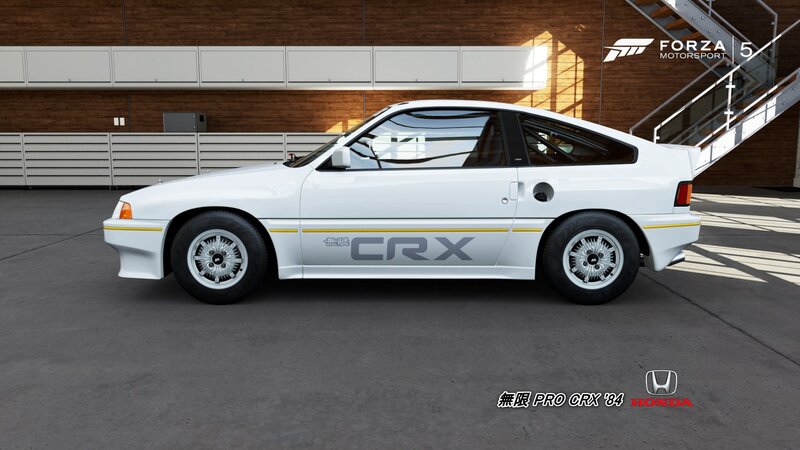 White Honda CRX Car — Neutral