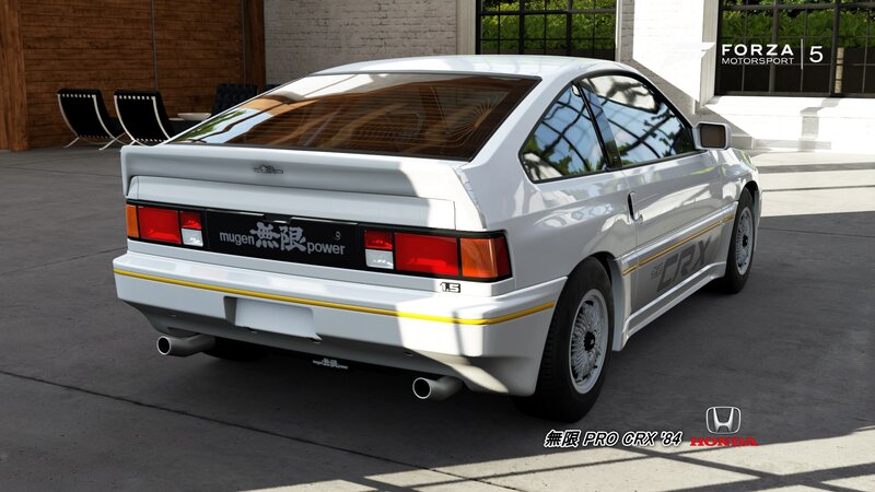 White Honda CRX