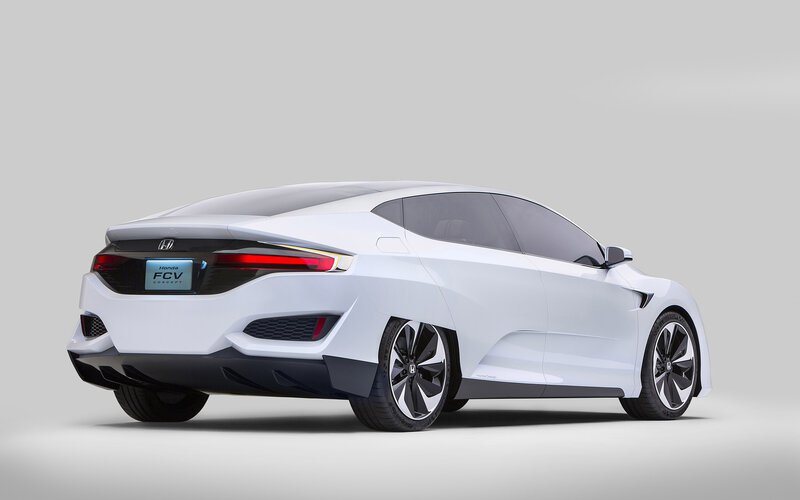 White Honda FCV Concept Car