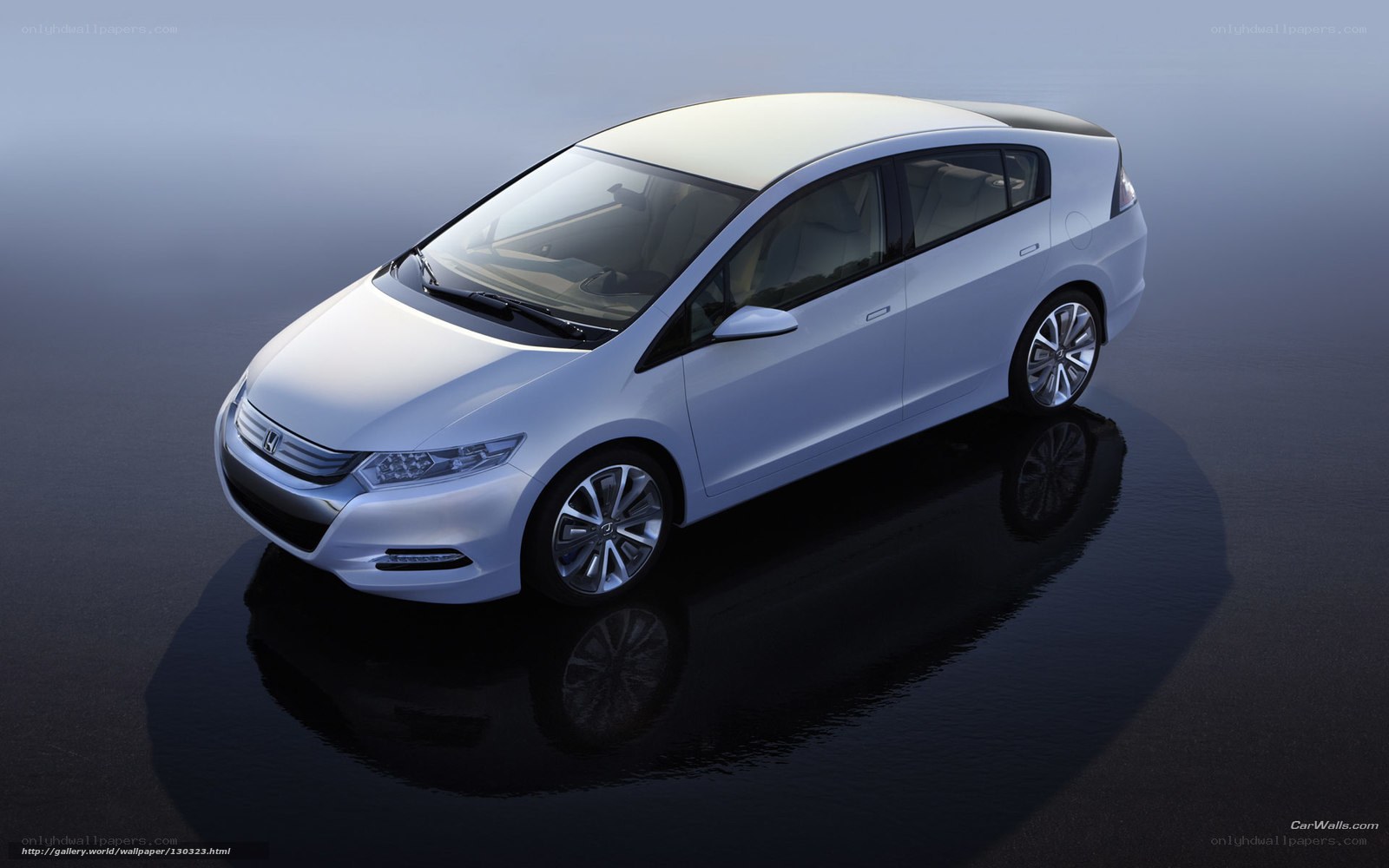 White Honda FCX Concept