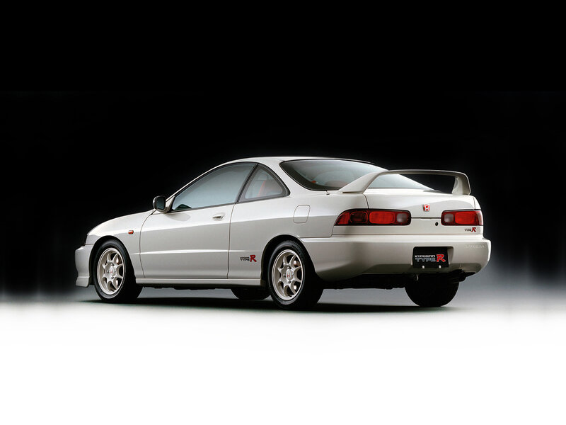 White Honda Integra Type R — Dramatic, Photograph