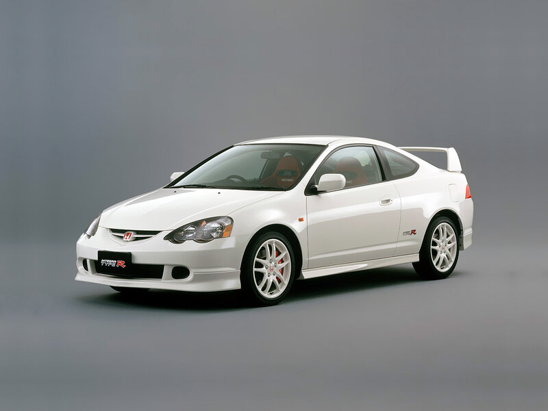 White Honda Integra Type R — Neutral