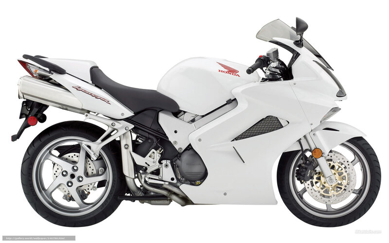 white honda motorcycle