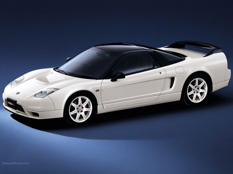 White Honda NSX-R — Dramatic