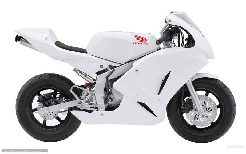 white honda sport motorcycle