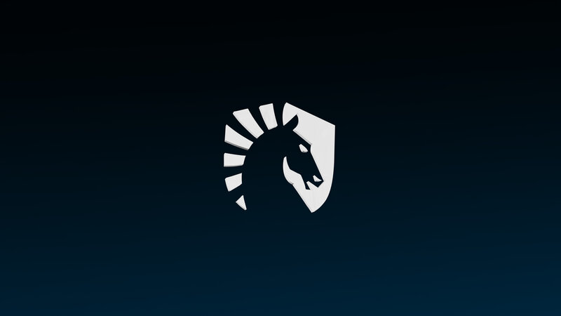 White Horse Head Logo — Black