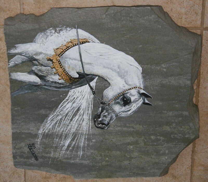 White Horse on Stone