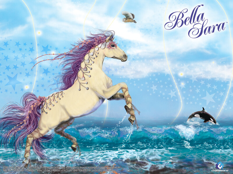 White Horse Rearing — Blue