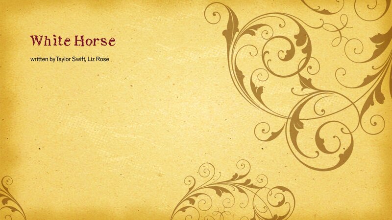 White Horse song title