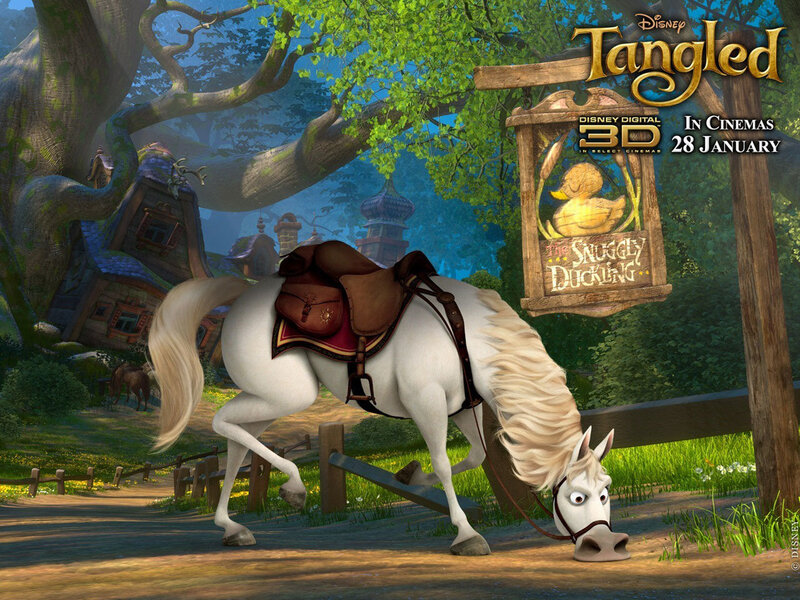 White Horse with Saddle — Green