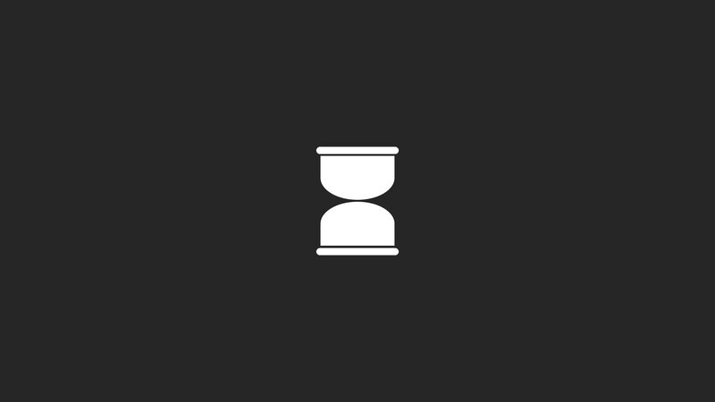 White Hourglass Icon