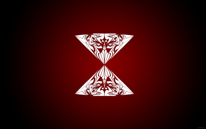 White Hourglass Symbol