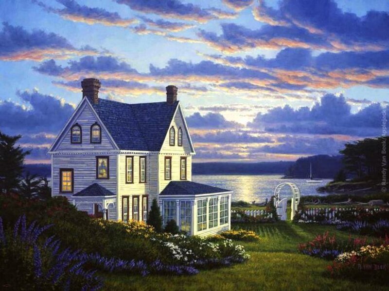 White House by the Sea — Blue