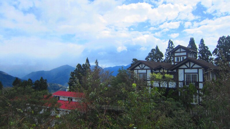 White House in Mountains