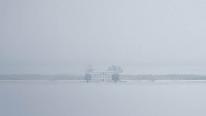 White House in Snow — Cold, Winter