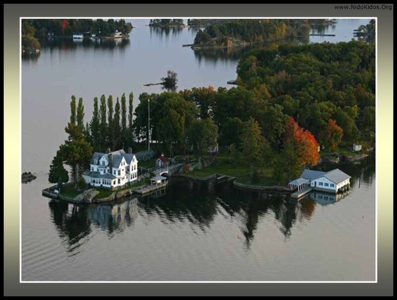 White House on Island — Green