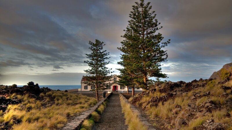 White House on Volcanic Coast