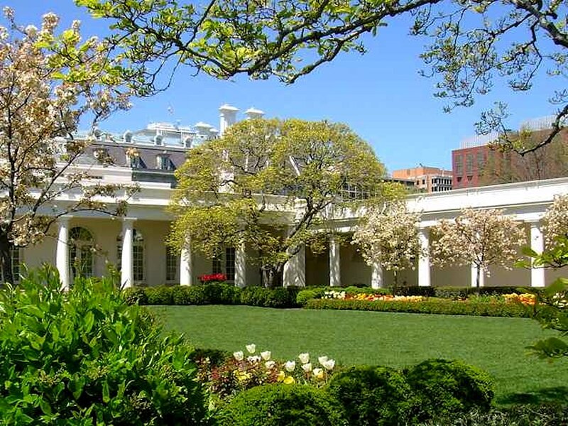 White House South Portico