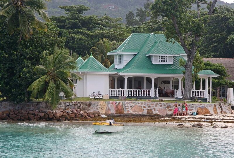 White House with Green Roof