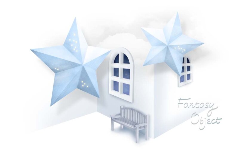 White House with Stars