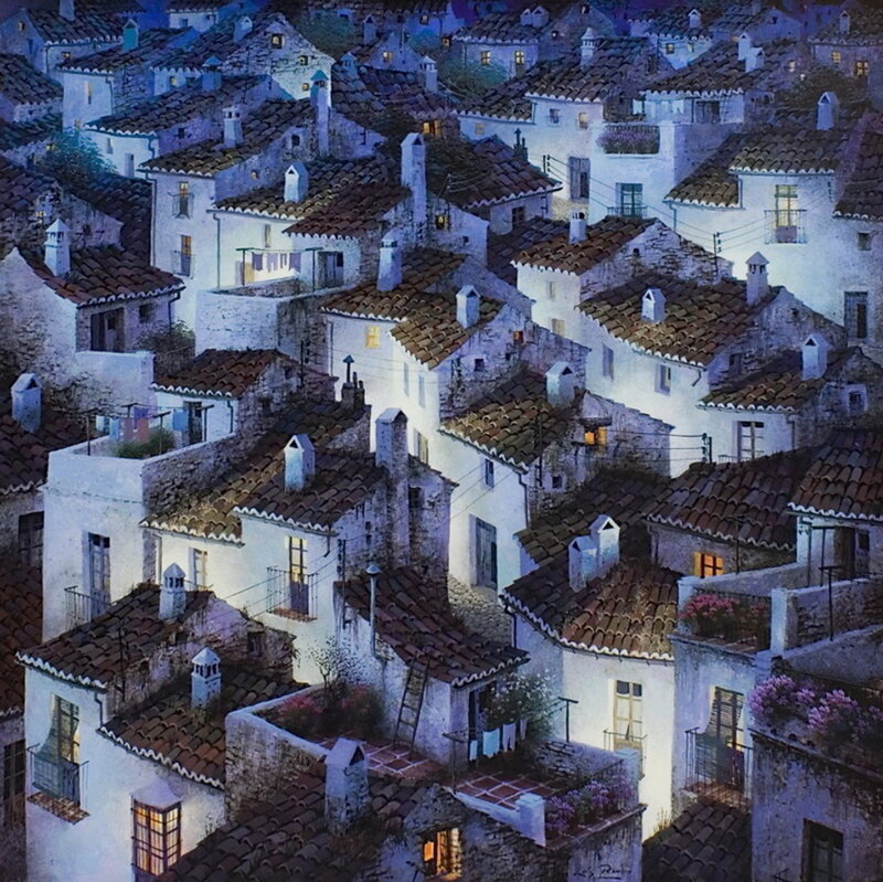 White Houses at Night