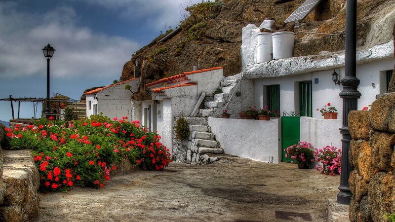 White Houses on Cliff — Serene