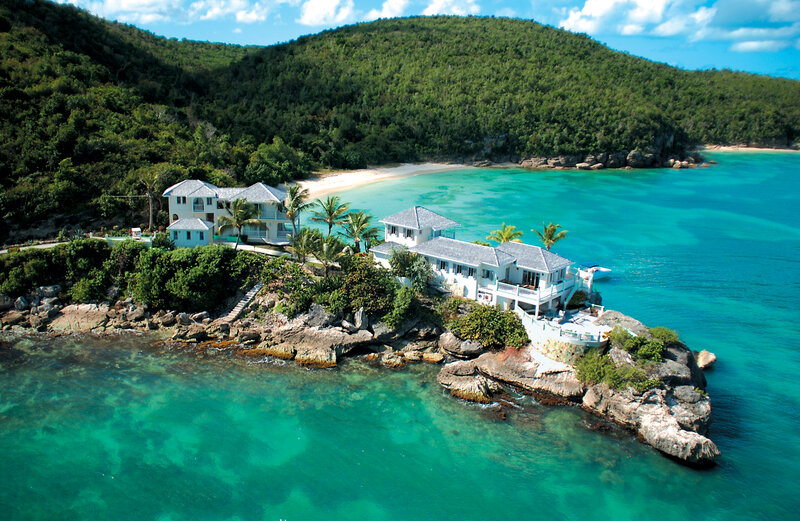 White Houses on Rocky Coast