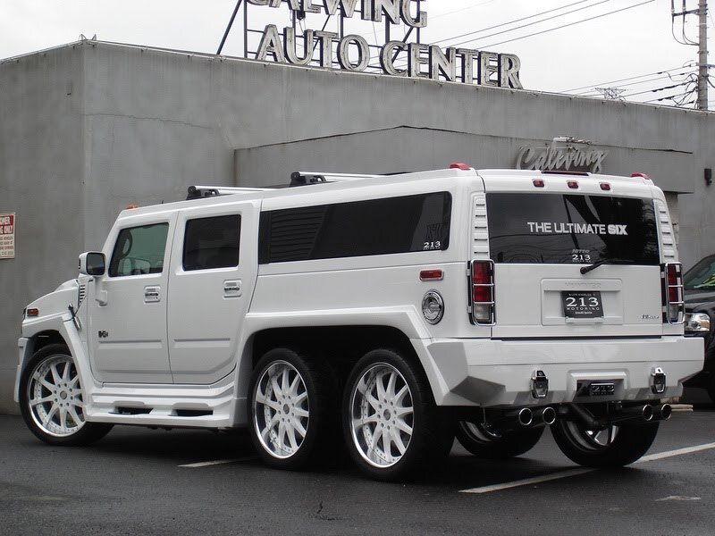 White Hummer H6