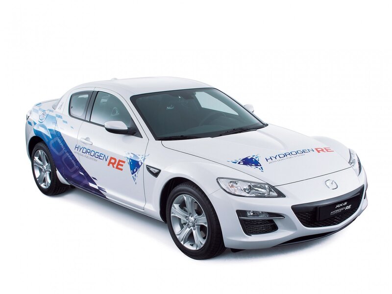 White Hydrogen Car — Neutral, Photograph, Text