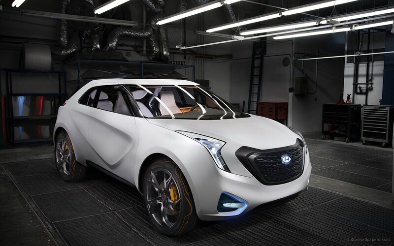 White Hyundai concept car