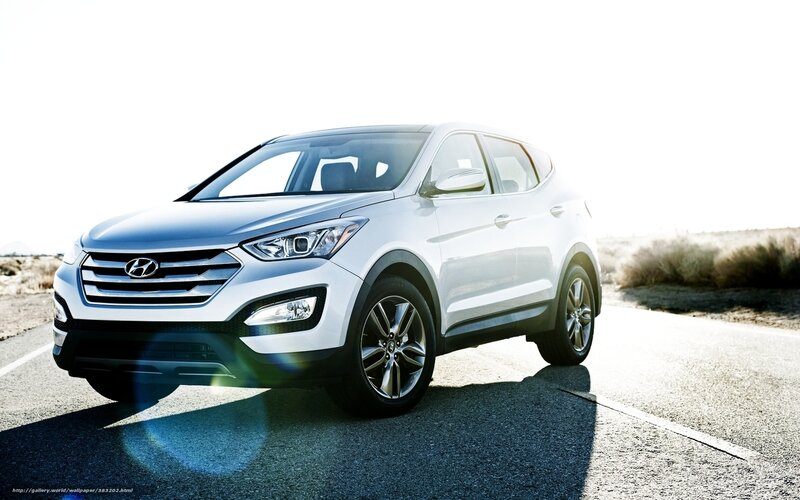 White Hyundai Suv