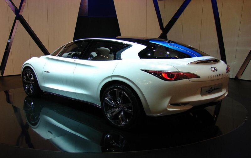 White Infiniti Concept Car — Modern